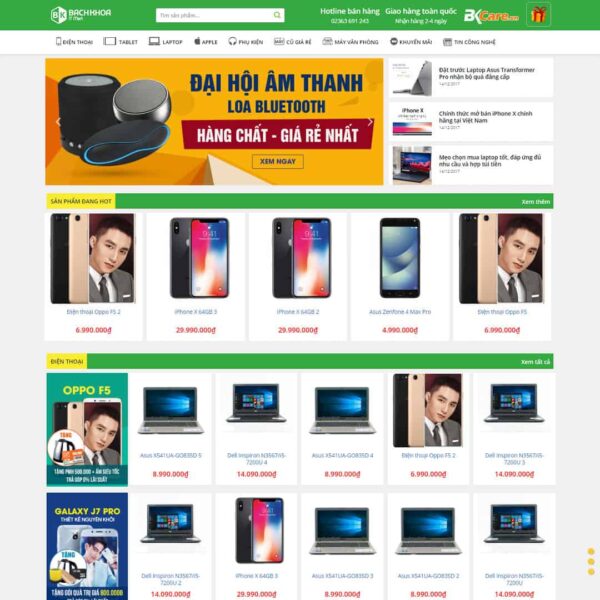 Theme wordpress bách khoa Shop - Chothemewp