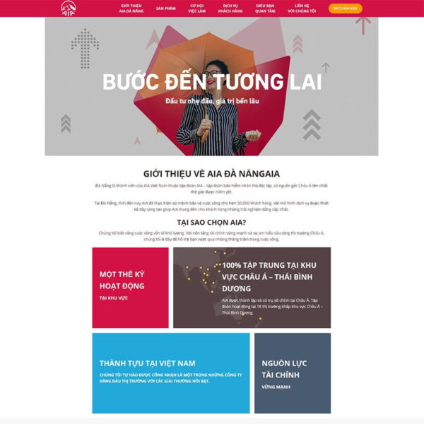 Theme WordPress bảo hiểm 03 - chothemewp