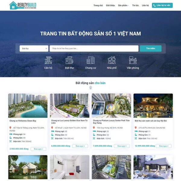 Theme wordpress bất động sản 12 - Chothemewp