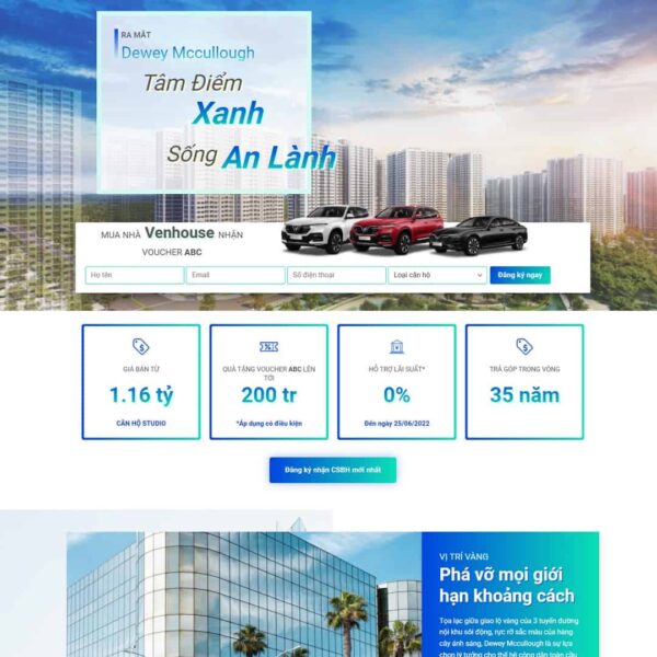 Theme WordPress Landing page bất động sản 10 - Chothemewp