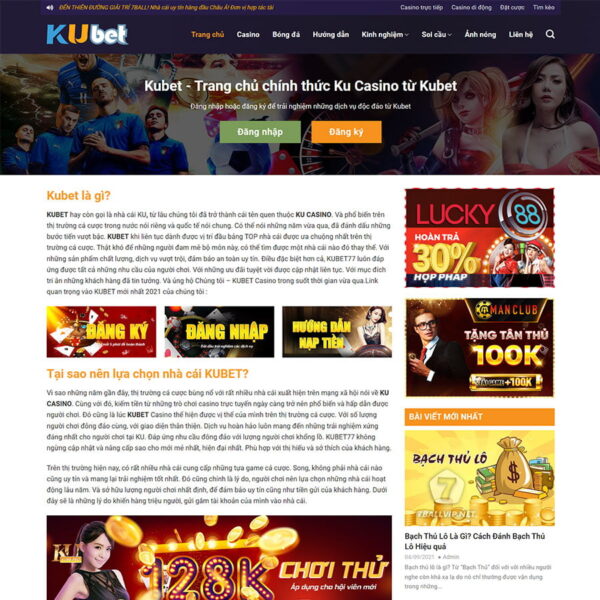 Theme WordPress Kubet, Casino, Poker 06-chothemwp