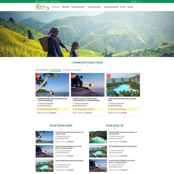 Theme WordPress du lịch 12 - Chothemewp