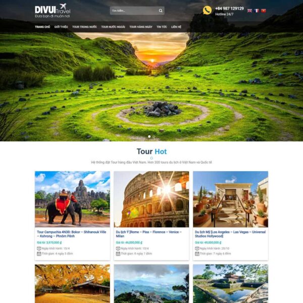 Theme WordPress du lịch 05 - Chothemewp