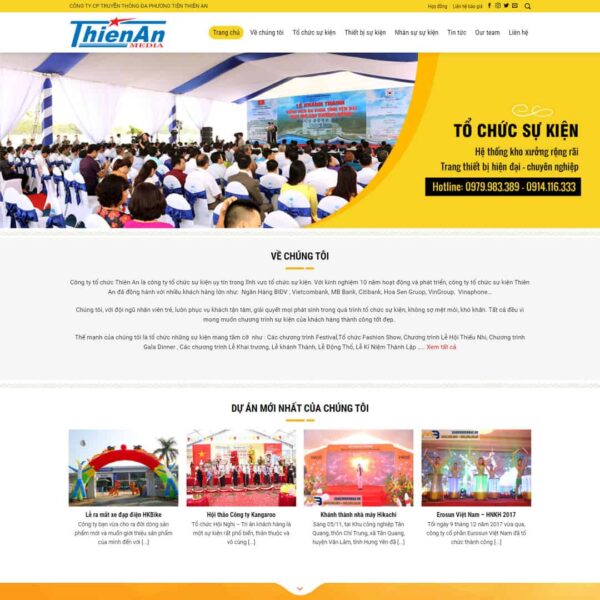 Theme WordPress công ty tổ chức sự kiện 06 - Chothemewp