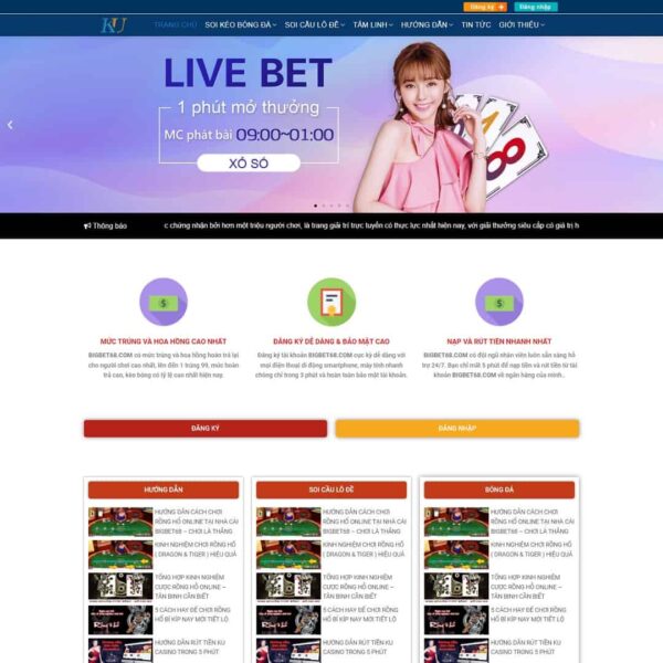 Theme WordPress Kubet, Casino, Poker 04 - Chothemewp