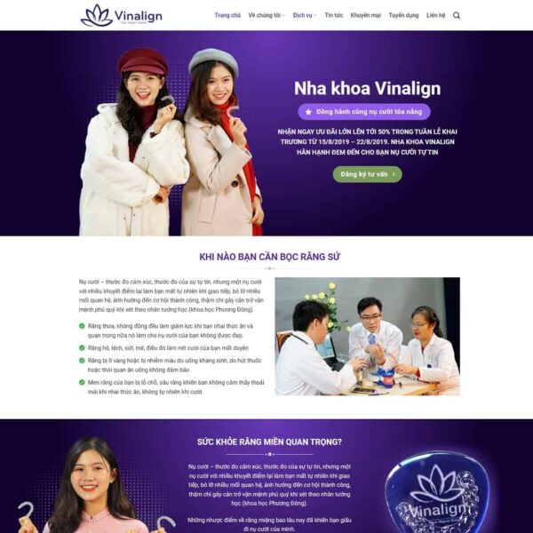 Theme WordPress dịch vụ Nha Khoa 03 - Chothemewp