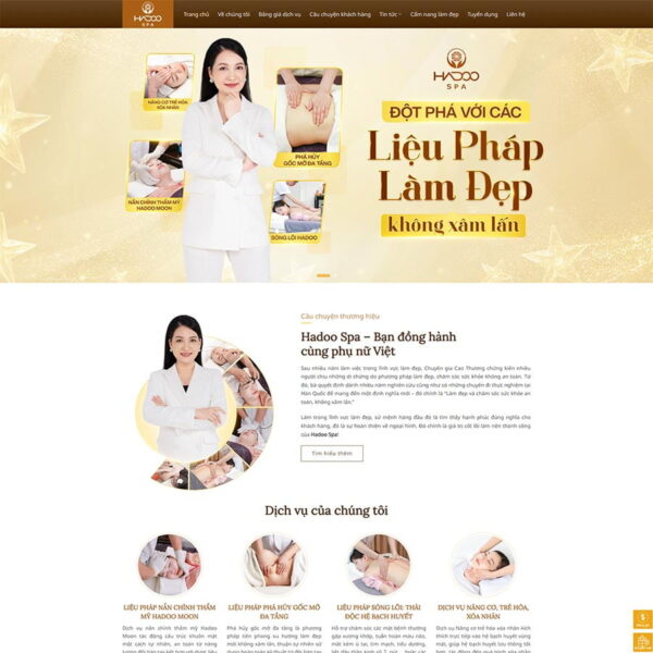 Theme WordPress Spa, làm đẹp 10 - chothemewp