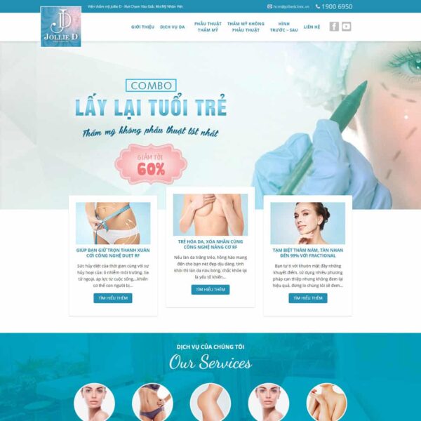 Theme WordPress Spa làm đẹp 04 - Chothemewp