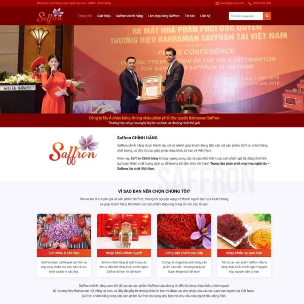 Theme WordPress thực phẩm chức năng 06 - Chothemewp