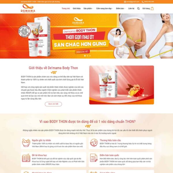 Theme WordPress thực phẩm chức năng 09 - Chothemewp