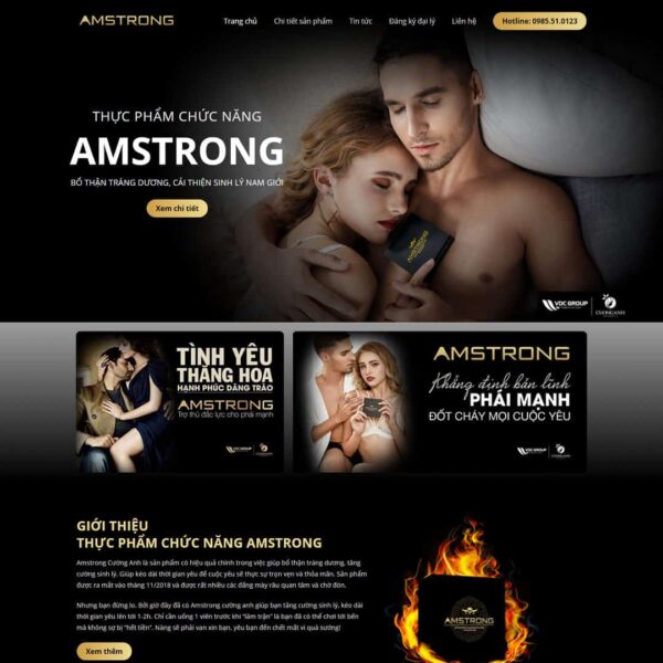 Theme WordPress thực phẩm chức năng 03 - Chothemewp