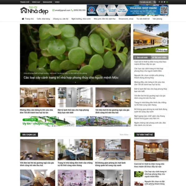 Theme WordPress tin tức 04 - Chothemewp