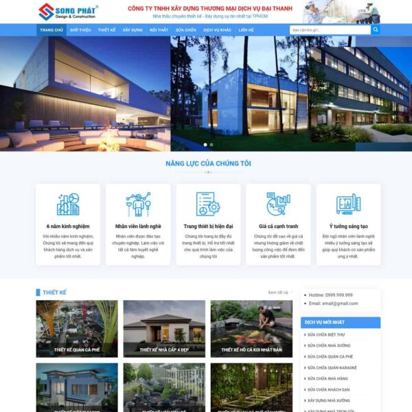 Theme WordPress xây dựng 02 - Chothemewp